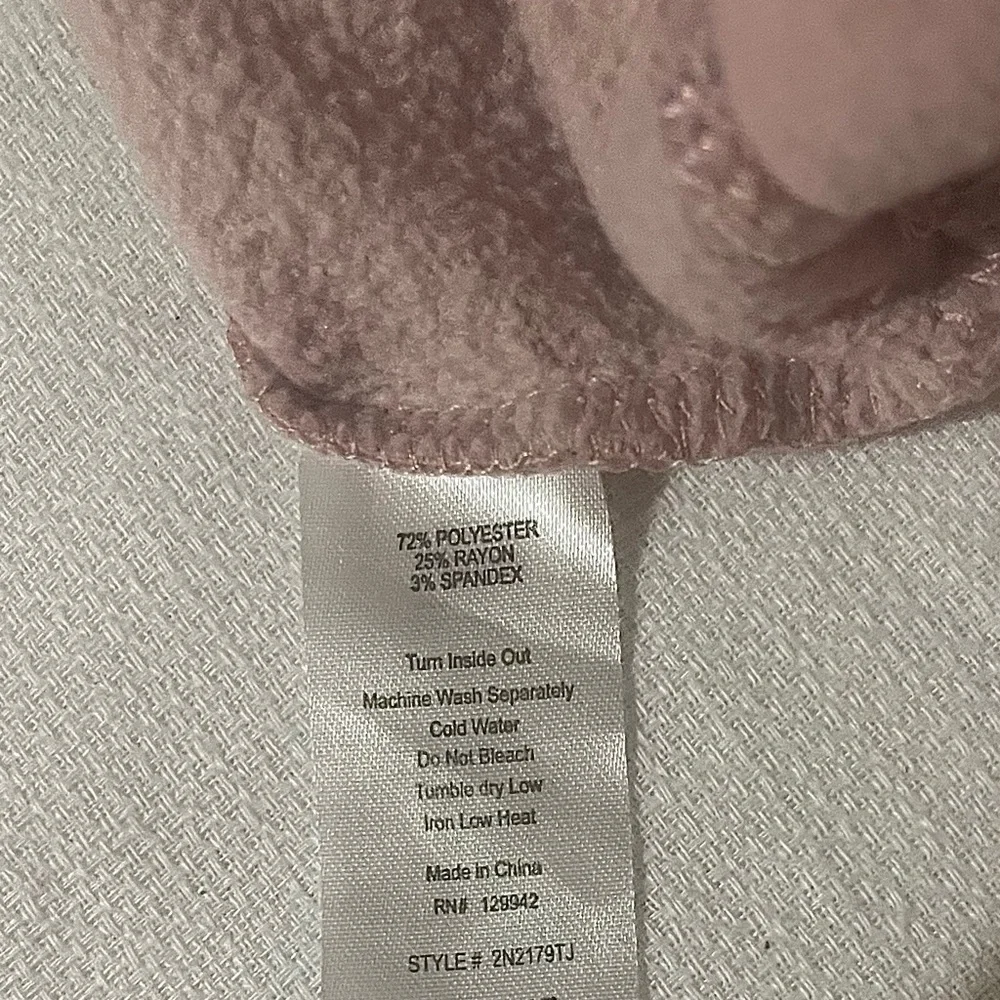 btween Dusty Pink Metallic Heart Hoodie & Joggers Set - Picture 3 of 3